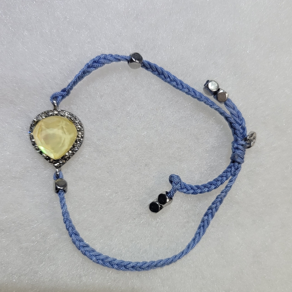 Chloe + Isabel Silver and Yellow Gem Bracelet